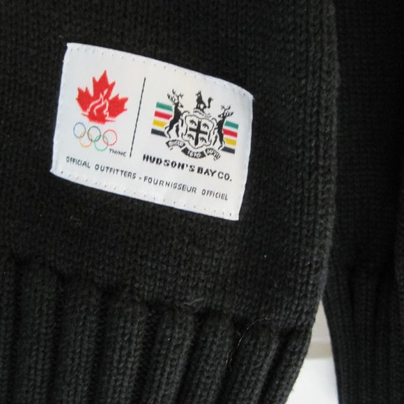 HUDSON BAY Women’s 2010 Canada Olympic Games Sweater – Black – Size 2XL – pre-ow - Picture 8 of 10